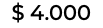 $ 4.000