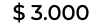$ 3.000